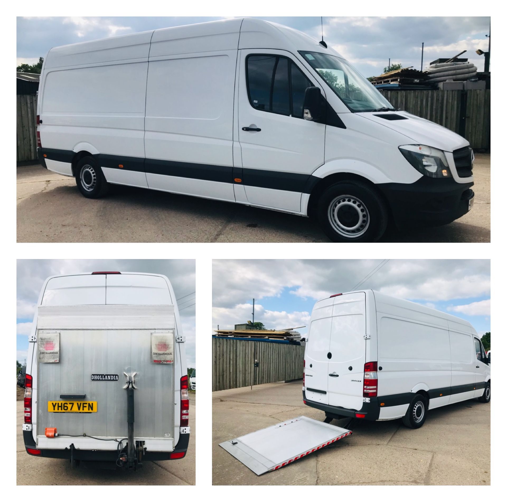 MERCEDES SPRINTER 314CDI LWB (2018 MODEL) WITH FITTED TAIL LIFT - 1 OWNER FSH - CRUISE *RARE*