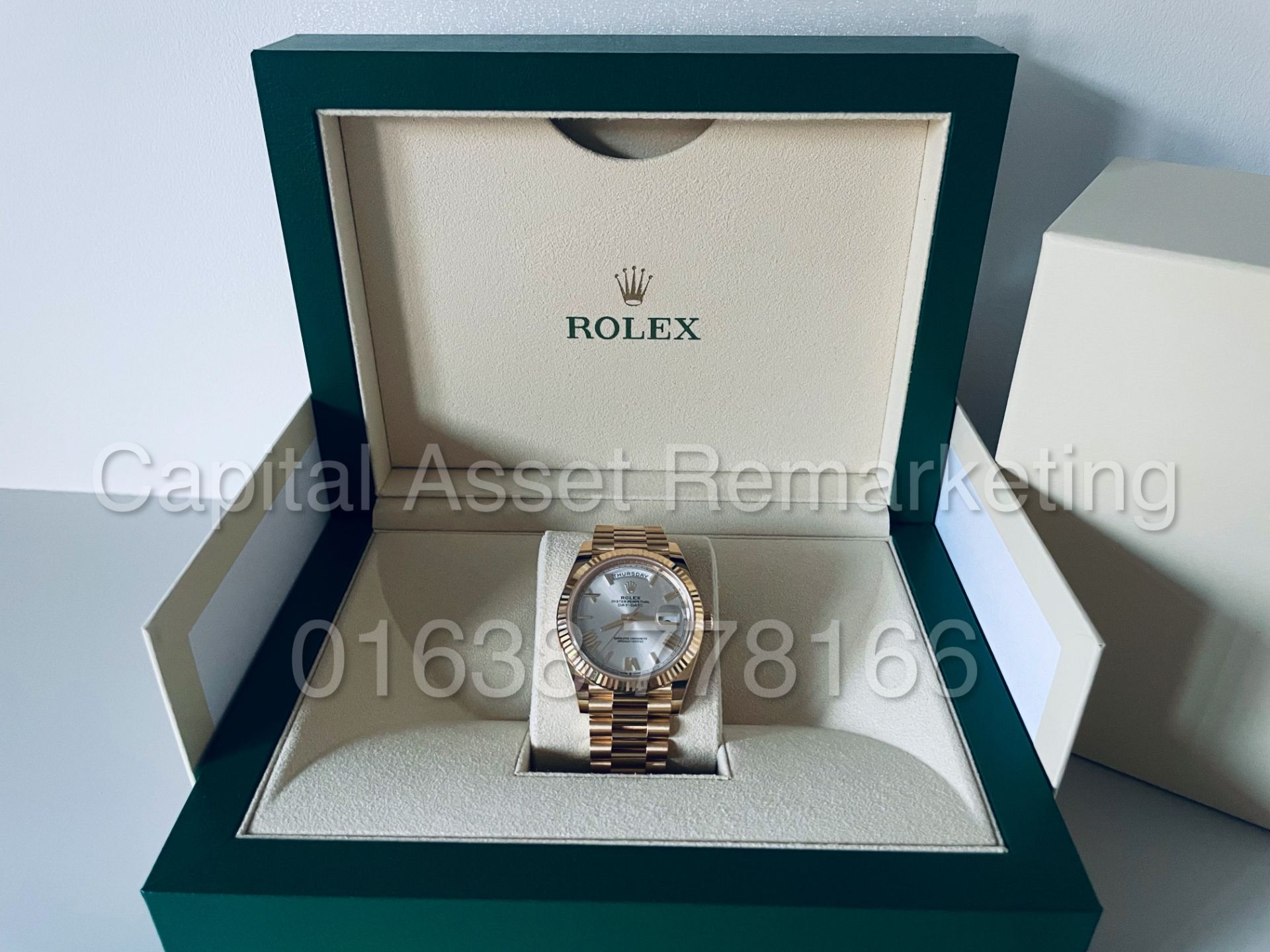 ROLEX DAY-DATE 40MM *18ct YELLOW GOLD* (2021 - BRAND NEW) *ROMAN NUMERAL DIAL* (GREAT INVESTMENT) - Image 8 of 10