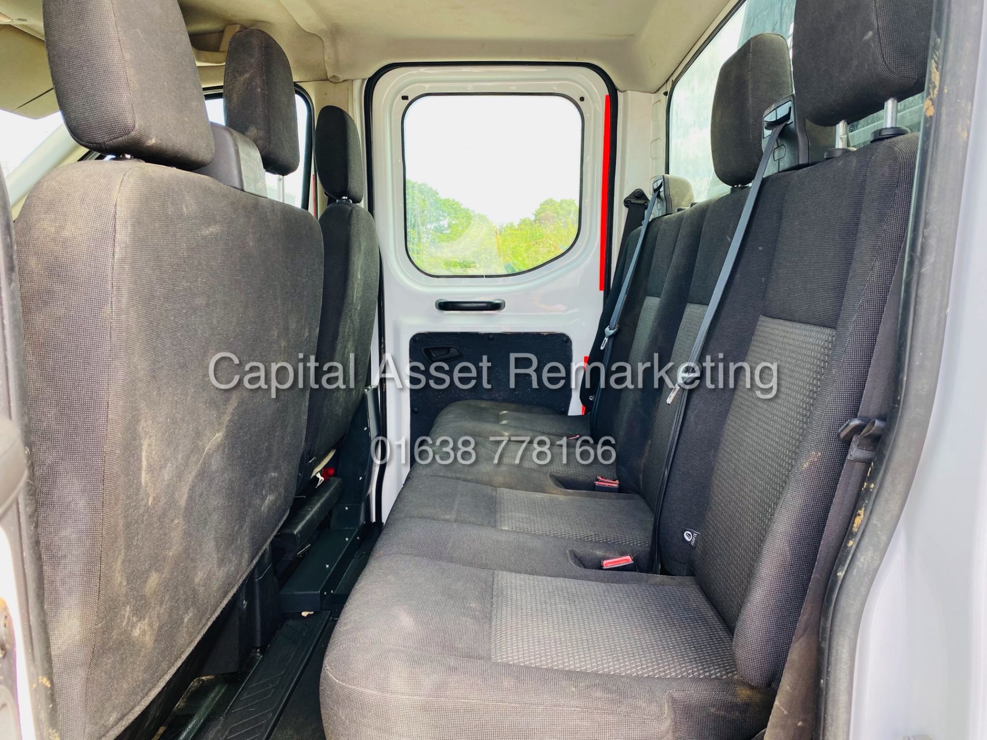 ON SALE FORD TRANSIT 2.2TDCI "125BHP" D/C TIPPER (2017 MODEL) EURO 6 - TWIN REAR WHEELS - 7 SEATER - Image 20 of 21