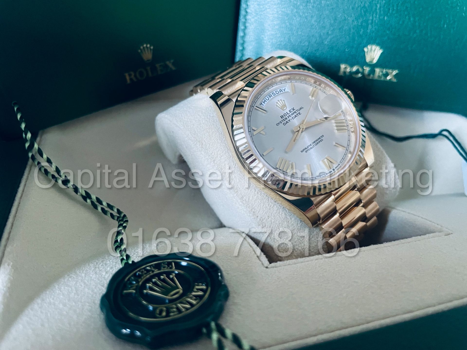 ROLEX DAY-DATE 40MM *18ct YELLOW GOLD* (2021 - BRAND NEW) *ROMAN NUMERAL DIAL* (GREAT INVESTMENT) - Image 4 of 10