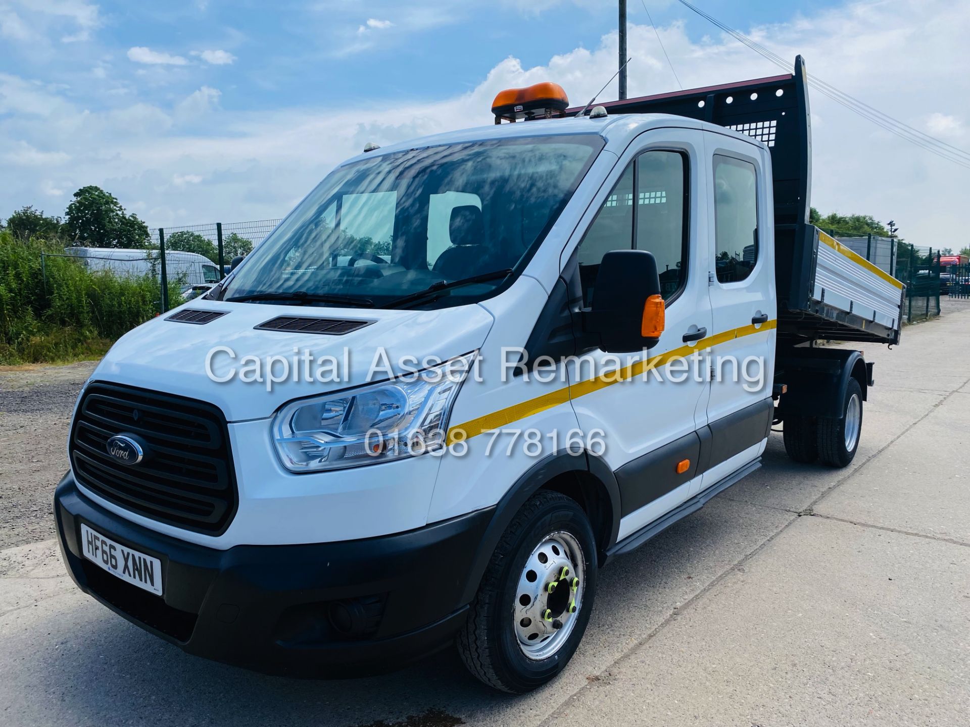 ON SALE FORD TRANSIT 2.2TDCI "125BHP" D/C TIPPER (2017 MODEL) EURO 6 - TWIN REAR WHEELS - 7 SEATER - Image 5 of 21