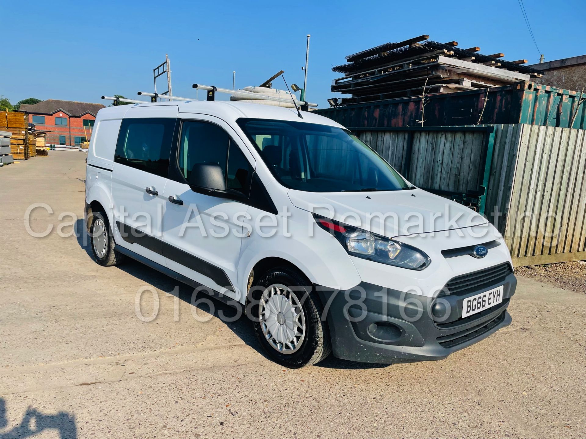 FORD TRANSIT CONNECT 230 *LWB - 5 SEATER CREW VAN* (2017 - EURO 6) '1.5 TDCI - 100 BHP' **NO VAT** - Image 3 of 45