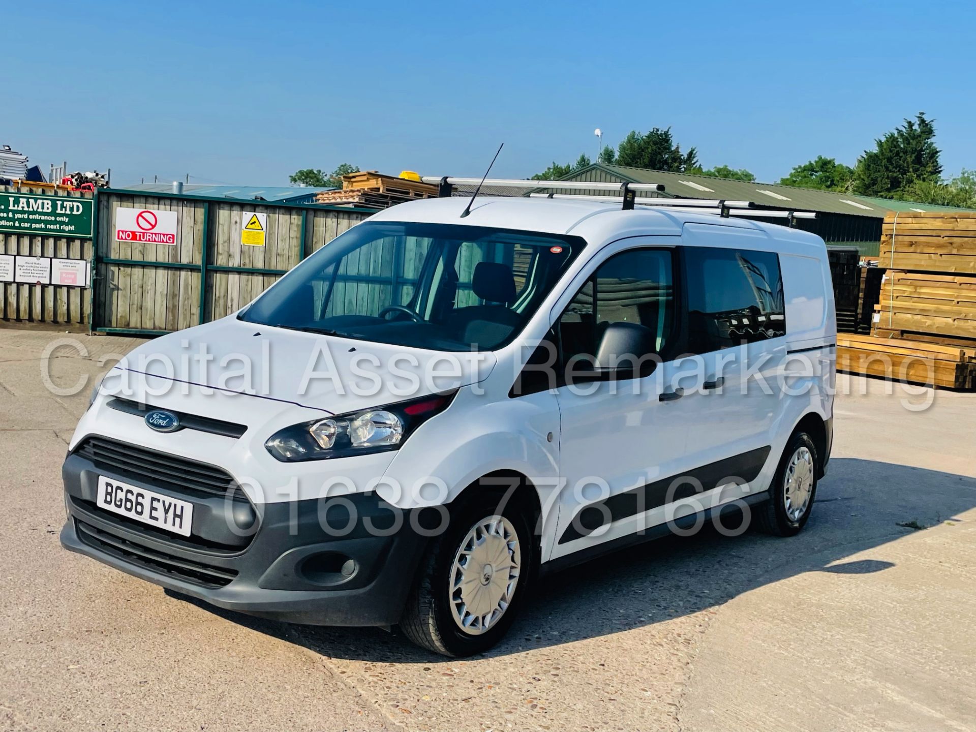 FORD TRANSIT CONNECT 230 *LWB - 5 SEATER CREW VAN* (2017 - EURO 6) '1.5 TDCI - 100 BHP' **NO VAT** - Image 6 of 45