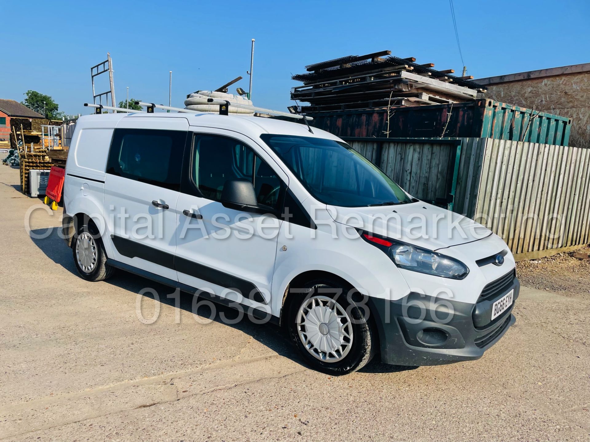 FORD TRANSIT CONNECT 230 *LWB - 5 SEATER CREW VAN* (2017 - EURO 6) '1.5 TDCI - 100 BHP' **NO VAT** - Image 2 of 45