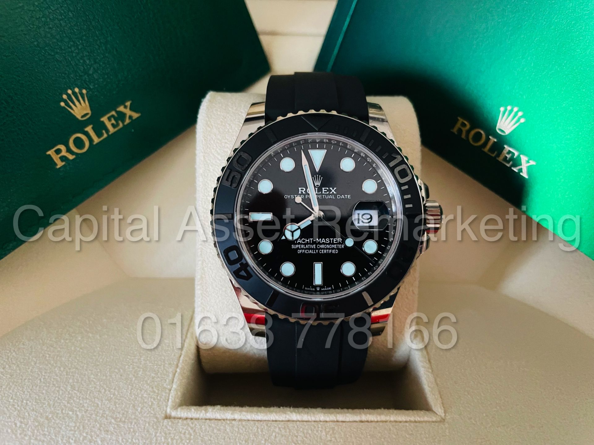 (On Sale) ROLEX YACHT-MASTER 42MM *18CT WHITE GOLD* OYSTERFLEX (2021 - BRAND NEW) *GENUINE ROLEX* - Image 5 of 13