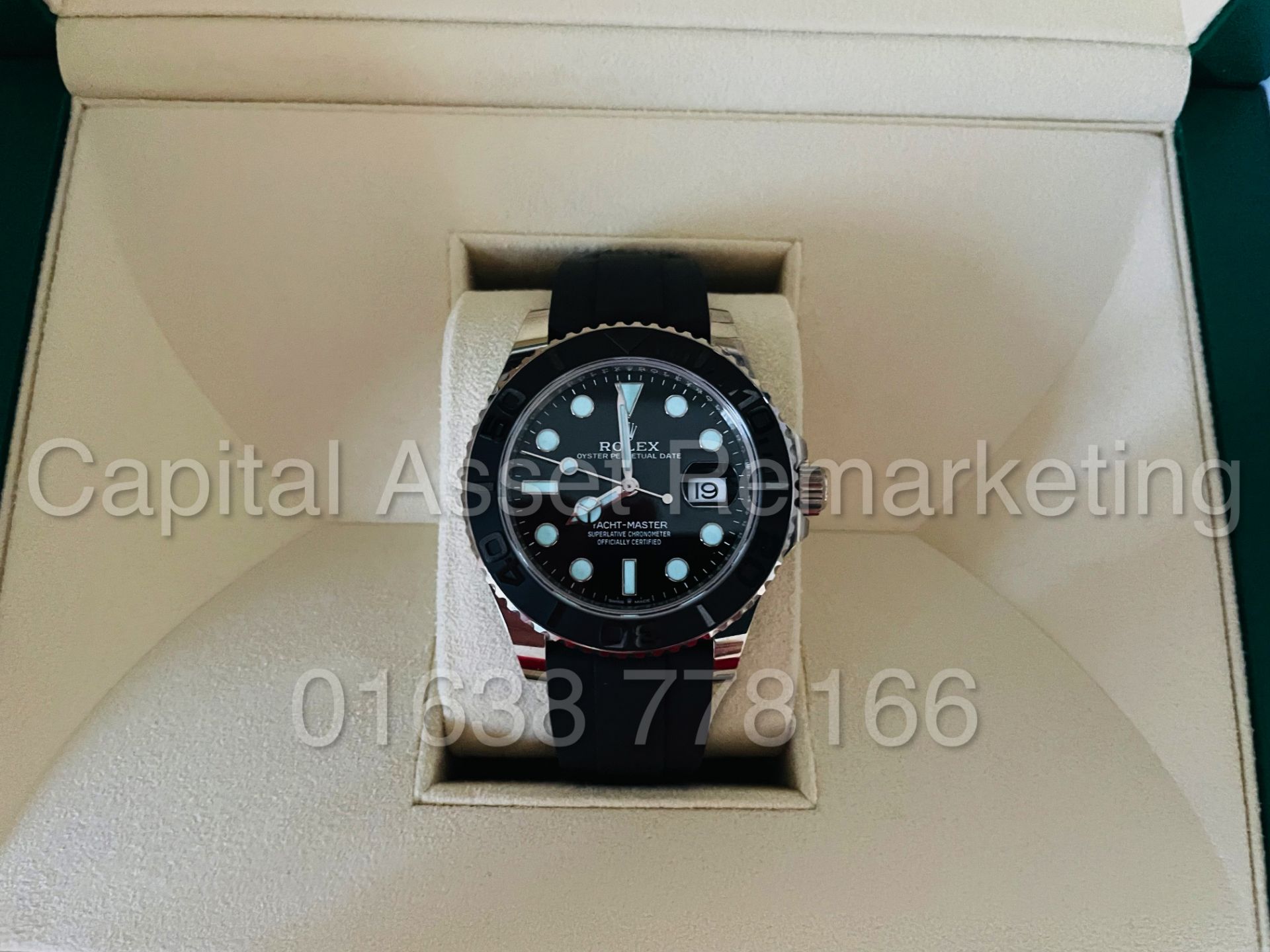 (On Sale) ROLEX YACHT-MASTER 42MM *18CT WHITE GOLD* OYSTERFLEX (2021 - BRAND NEW) *GENUINE ROLEX* - Image 9 of 13