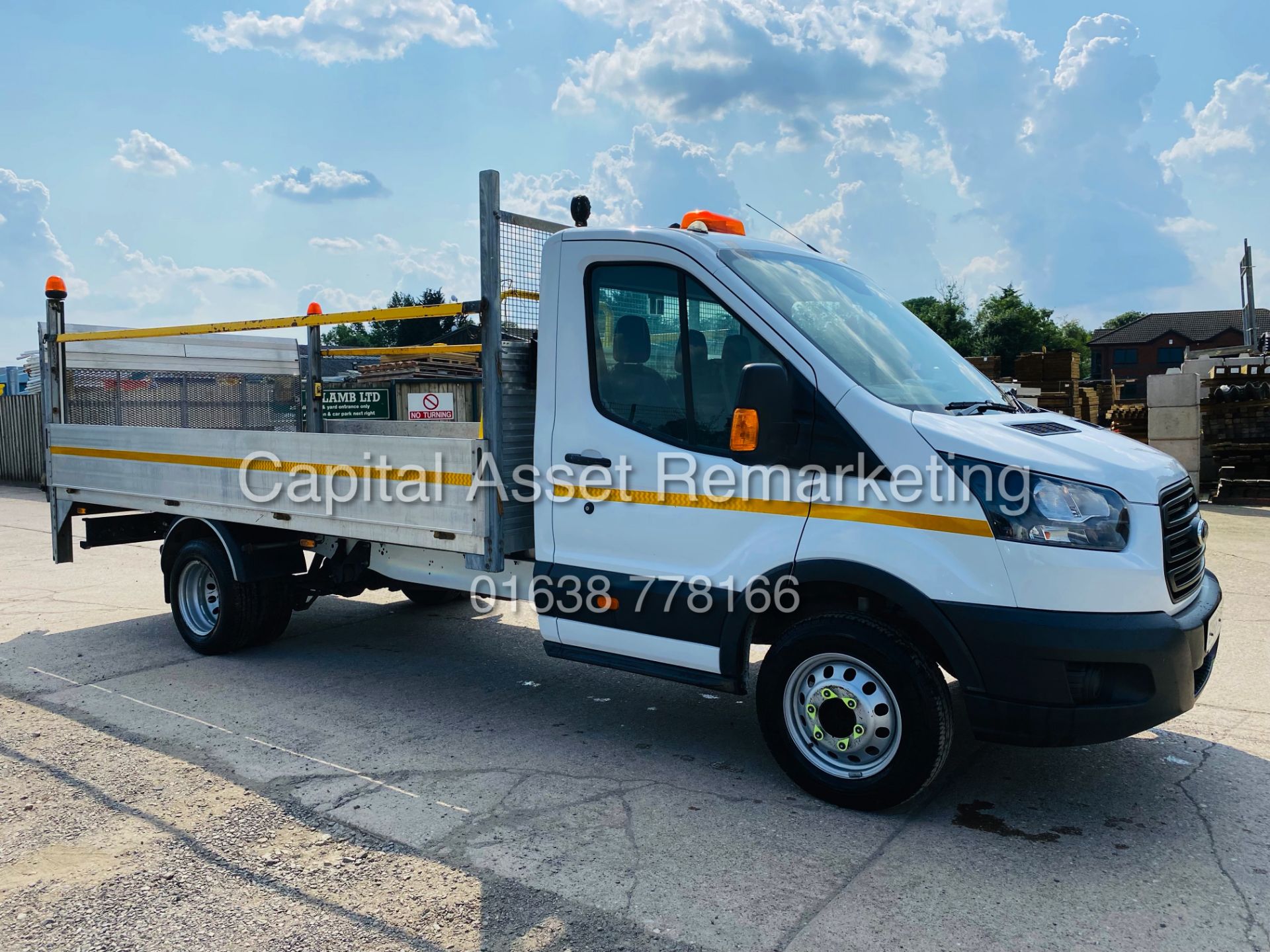 ON SALE FORD TRANSIT 2.0TDCI "130BHP" 14FT ALLOY DROPSIDE (2019 MODEL) TAIL-LIFT AIR CON 1 OWNER FSH - Image 6 of 20