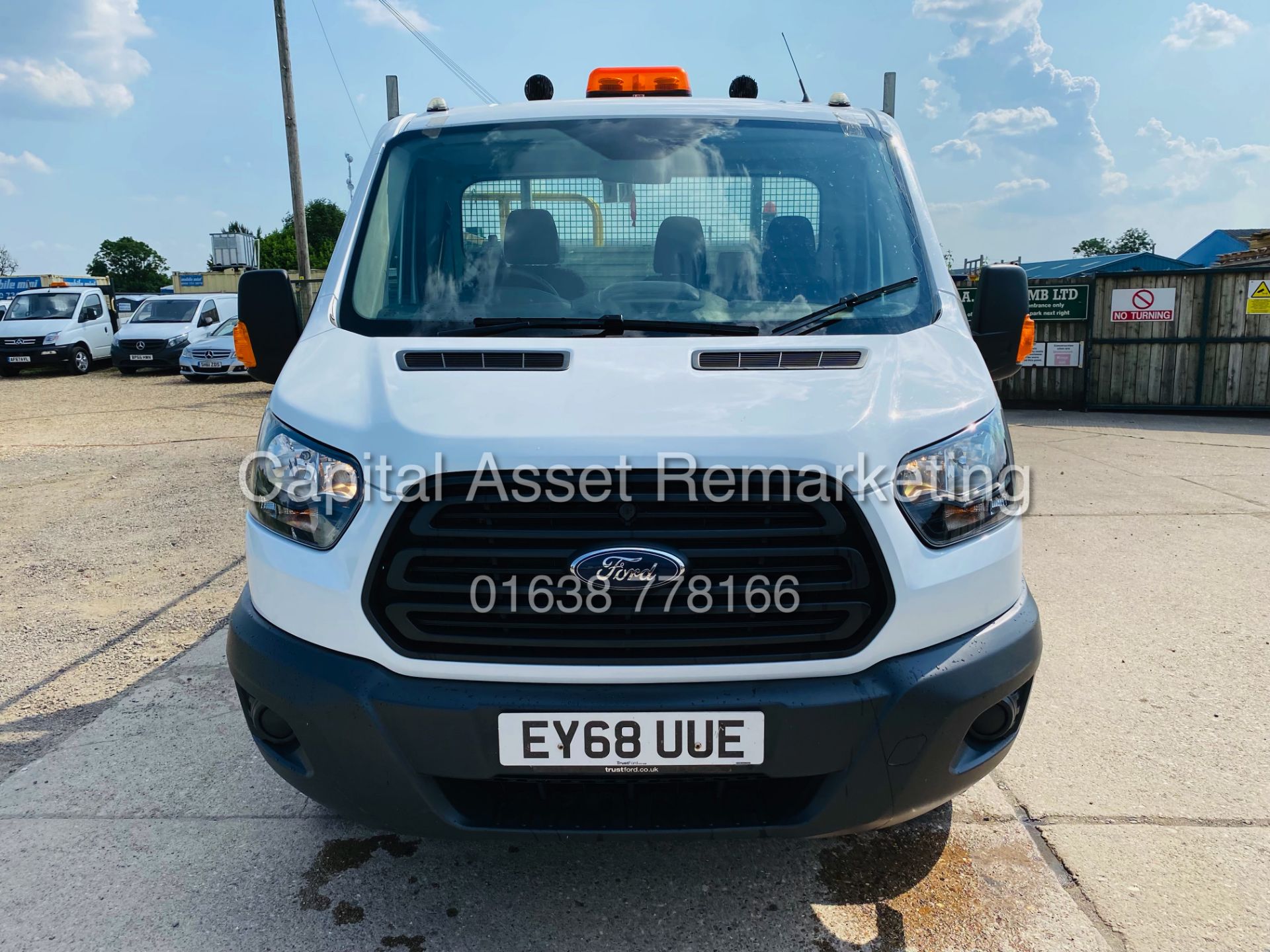 ON SALE FORD TRANSIT 2.0TDCI "130BHP" 14FT ALLOY DROPSIDE (2019 MODEL) TAIL-LIFT AIR CON 1 OWNER FSH - Image 4 of 20