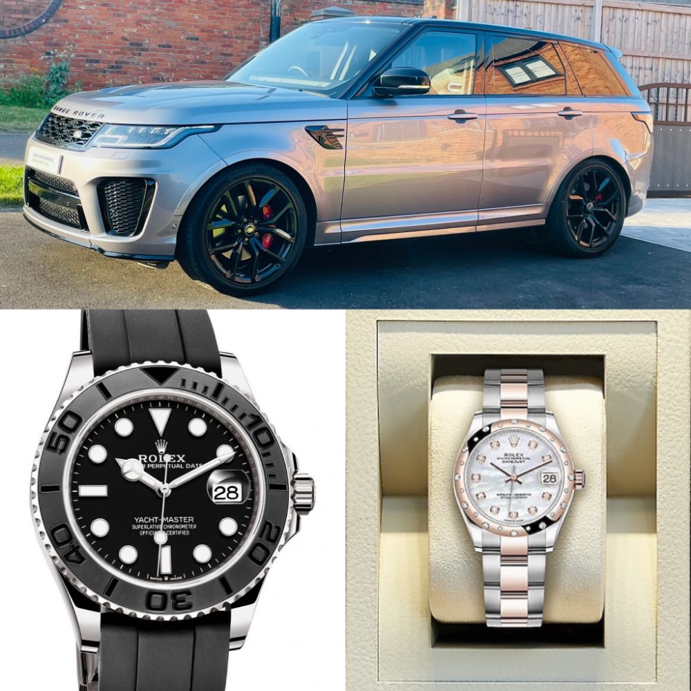 2021 Range Rover Sport *SVR Edition* - 2021 Rolex Yacht-Master 42mm *OysterFlex* - Rolex Oyster Perpetual Datejust 31mm + Many More !!!