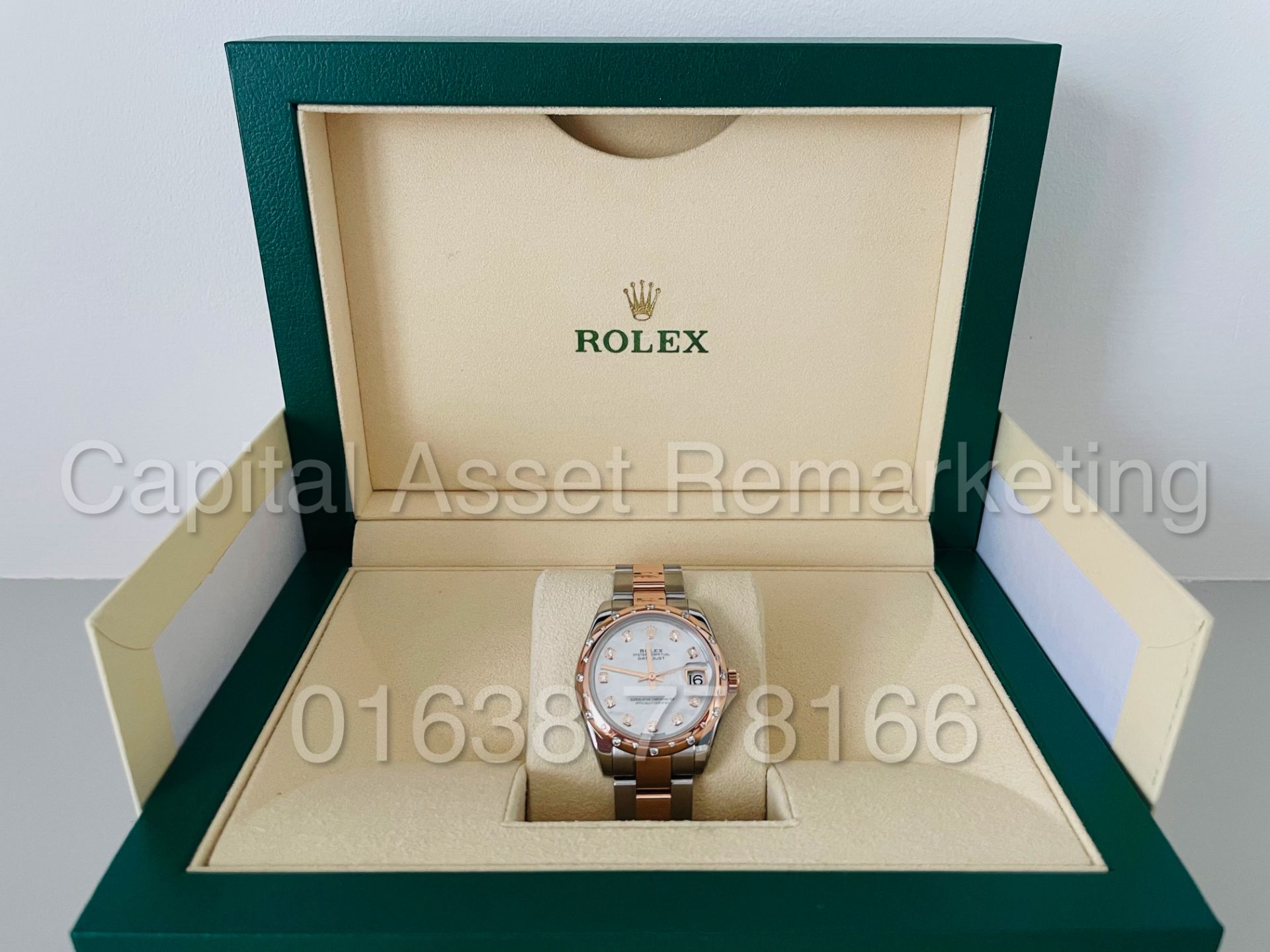 (On Sale) ROLEX OYSTER PERPETUAL *31mm DATEJUST* STEEL/18ct EVEROSE GOLD *MOTHER OF PEARL DIAL* - Image 8 of 11