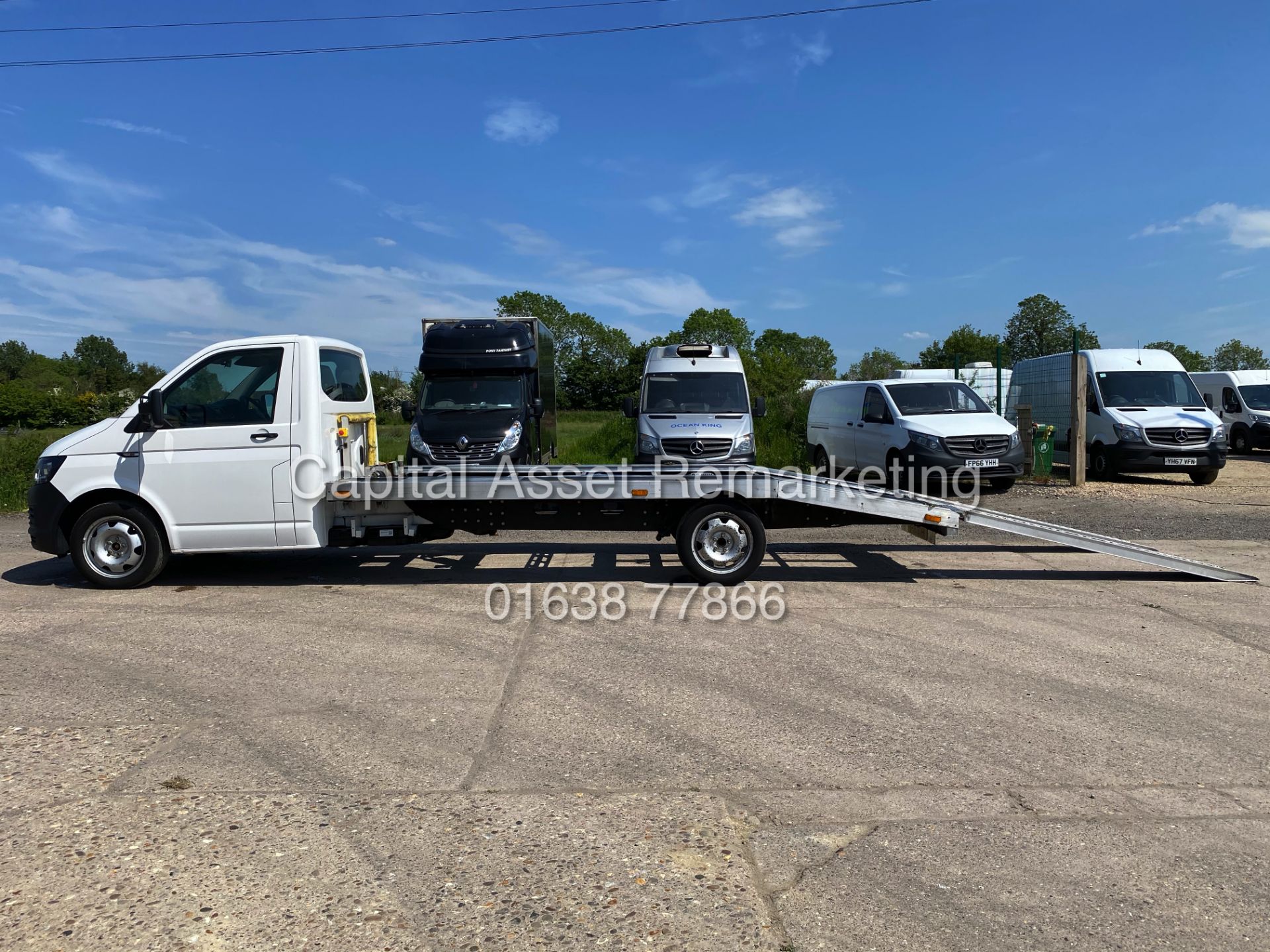 VOLKSWAGEN TRANSPORTER 2.0TDI "RECOVERY / CAR TRANSPORTER" (18 REG) 1 OWNER *AC* 16FT 6" ALLOY BODY