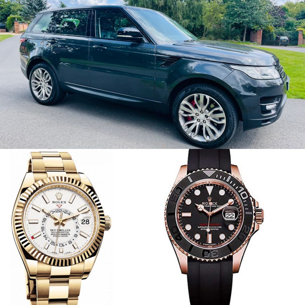 2021 Rolex Skydweller 42mm*18ct Gold* - 2021 Rolex Yacht-Master 40mm *18ct Rose Gold* (Oyster Flex) - Porsche Macan S *3.0 Diesel* + Many More !