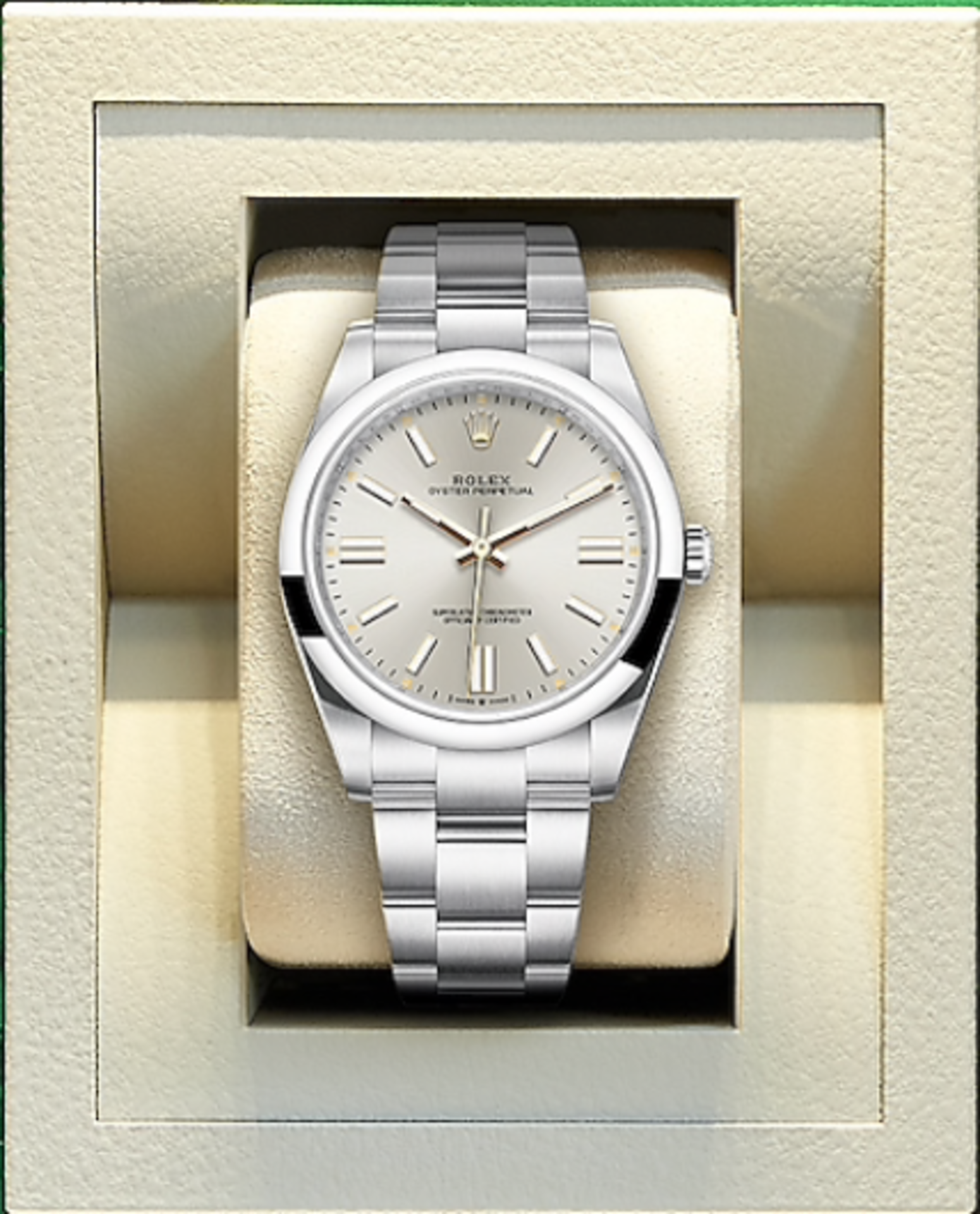 ON SALE ROLEX OYSTER PERPETUAL *41mm OYSTER STEEL* (2021 - UNWORN) *SILVER DIAL* GENUINE ROLEX - Image 2 of 6