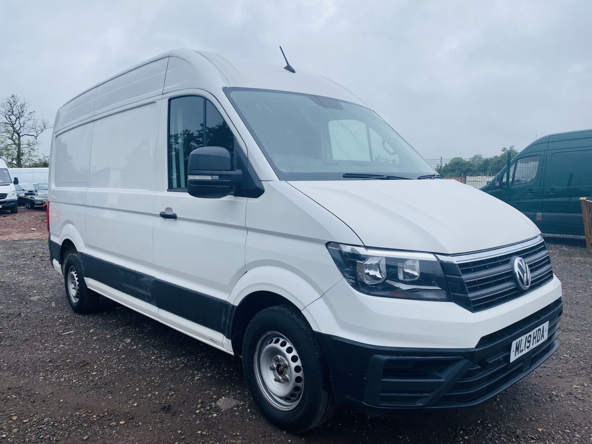 ON SALE VOLKSWAGEN CRAFTER CR35 "2.0TDI" (140) MEDIUM WHEEL BASE HIGH ROOF - 19 REG - AIR CON - LOOK