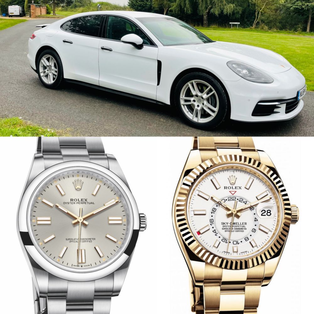 2021 Rolex SkyDweller *18ct Gold* - 2018 (New Model) Porsche Panamera *3.0 V6 - 8 Speed PDK* + Many More: Cars, Commercials & 4x4's