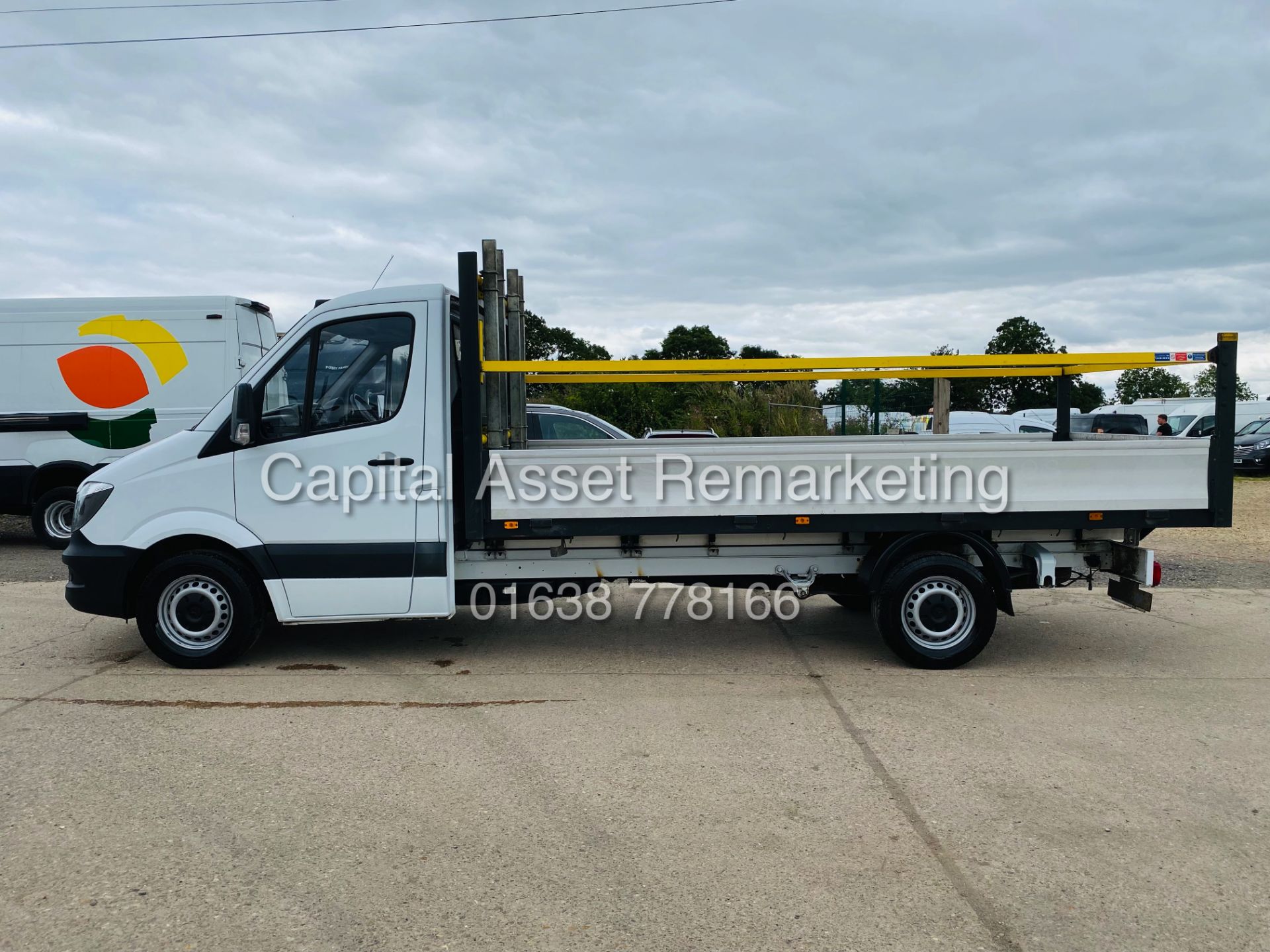 ON SALE MERCEDES SPRINTER 314CDI LWB DROPSIDE(2018 MODEL) 1 OWNER-14 FOOT ALLOY BODY-IDEAL SCAFFOLD - Image 11 of 17