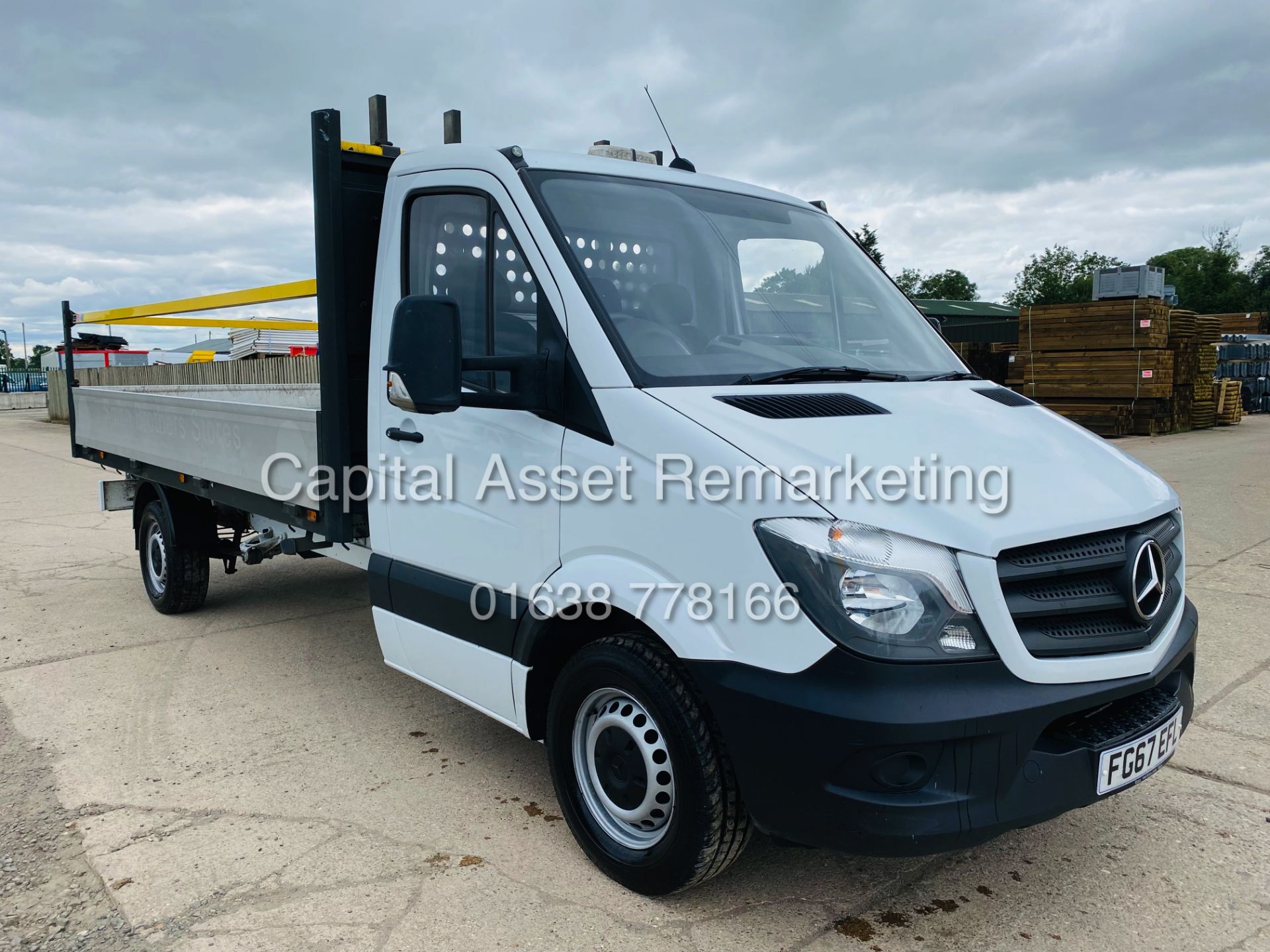 ON SALE MERCEDES SPRINTER 314CDI LWB DROPSIDE(2018 MODEL) 1 OWNER-14 FOOT ALLOY BODY-IDEAL SCAFFOLD - Image 5 of 17