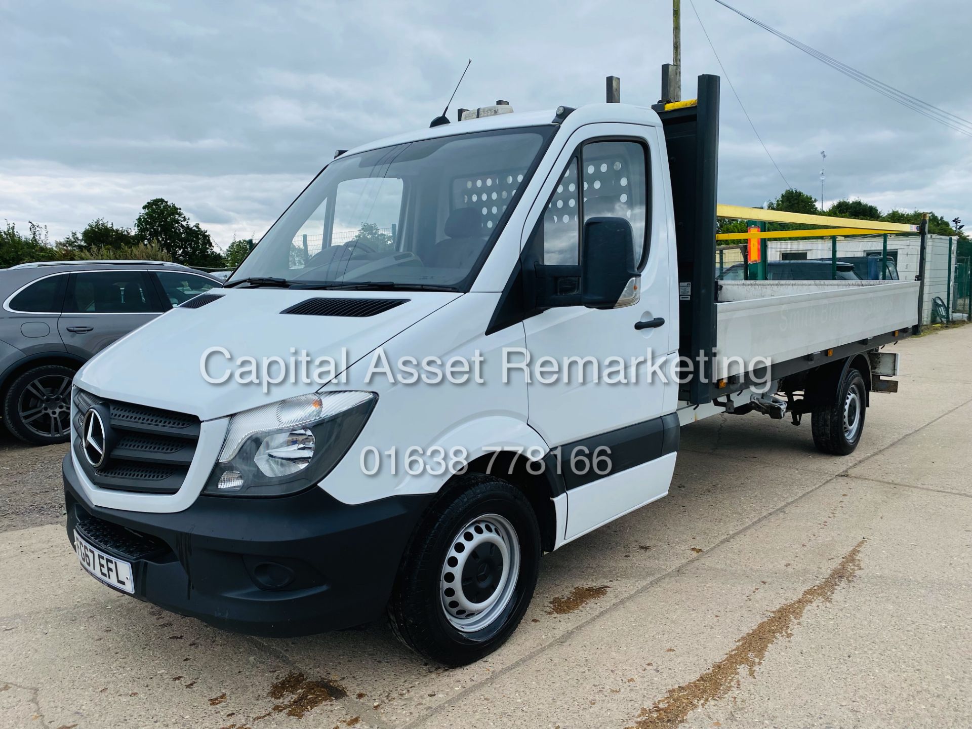 ON SALE MERCEDES SPRINTER 314CDI LWB DROPSIDE(2018 MODEL) 1 OWNER-14 FOOT ALLOY BODY-IDEAL SCAFFOLD - Image 3 of 17