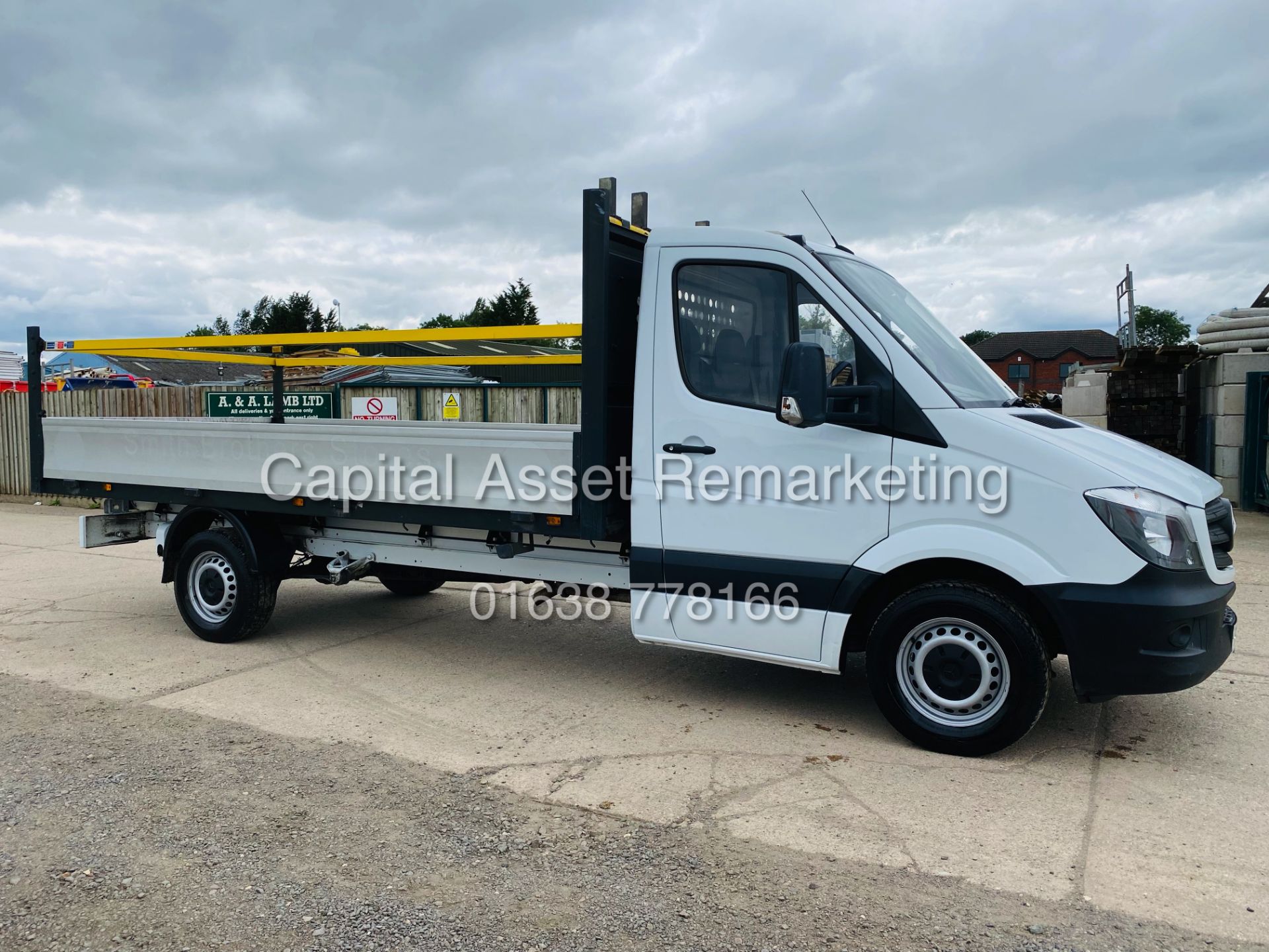 ON SALE MERCEDES SPRINTER 314CDI LWB DROPSIDE(2018 MODEL) 1 OWNER-14 FOOT ALLOY BODY-IDEAL SCAFFOLD - Image 7 of 17