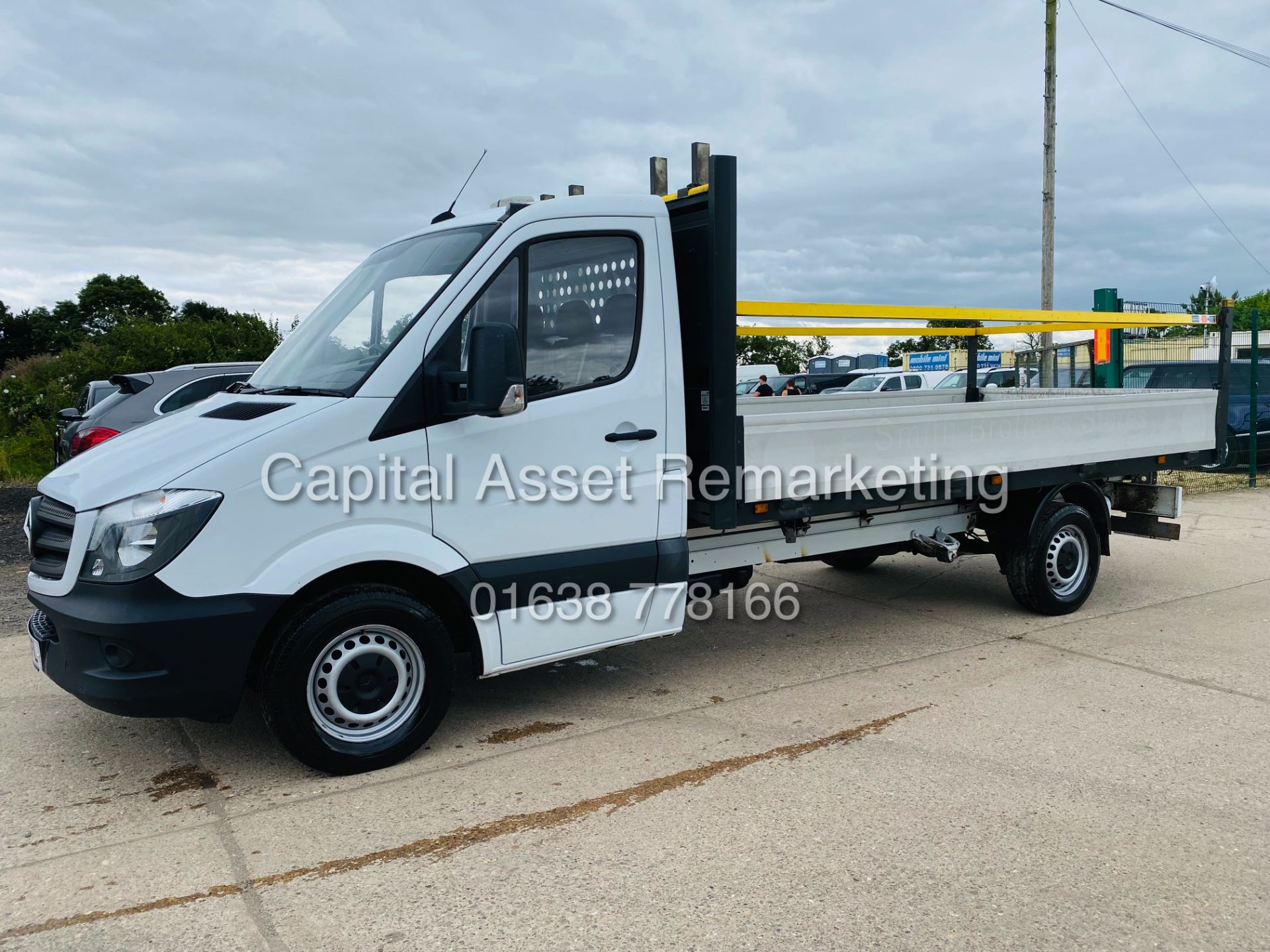 ON SALE MERCEDES SPRINTER 314CDI LWB DROPSIDE(2018 MODEL) 1 OWNER-14 FOOT ALLOY BODY-IDEAL SCAFFOLD