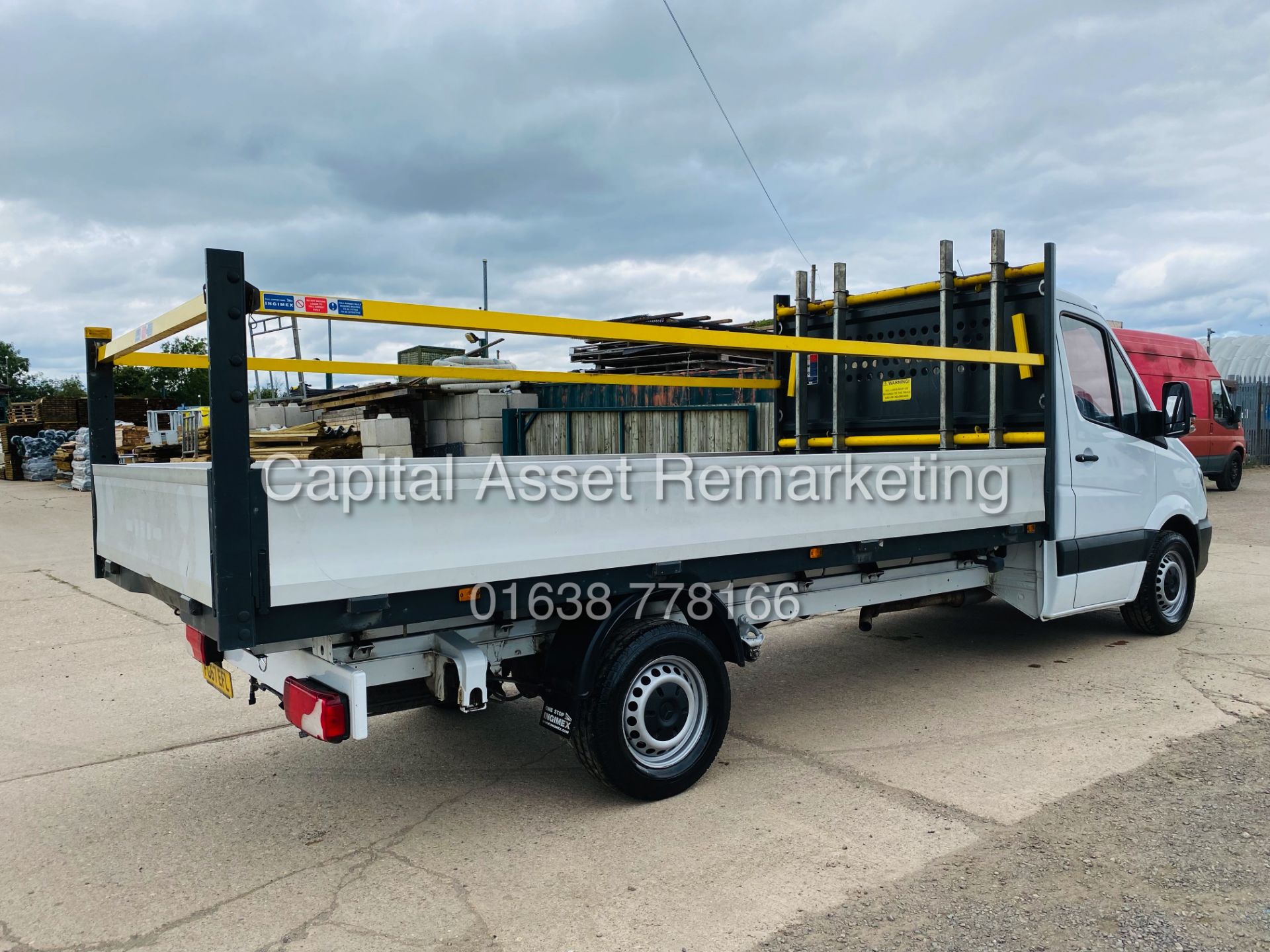 ON SALE MERCEDES SPRINTER 314CDI LWB DROPSIDE(2018 MODEL) 1 OWNER-14 FOOT ALLOY BODY-IDEAL SCAFFOLD - Image 8 of 17