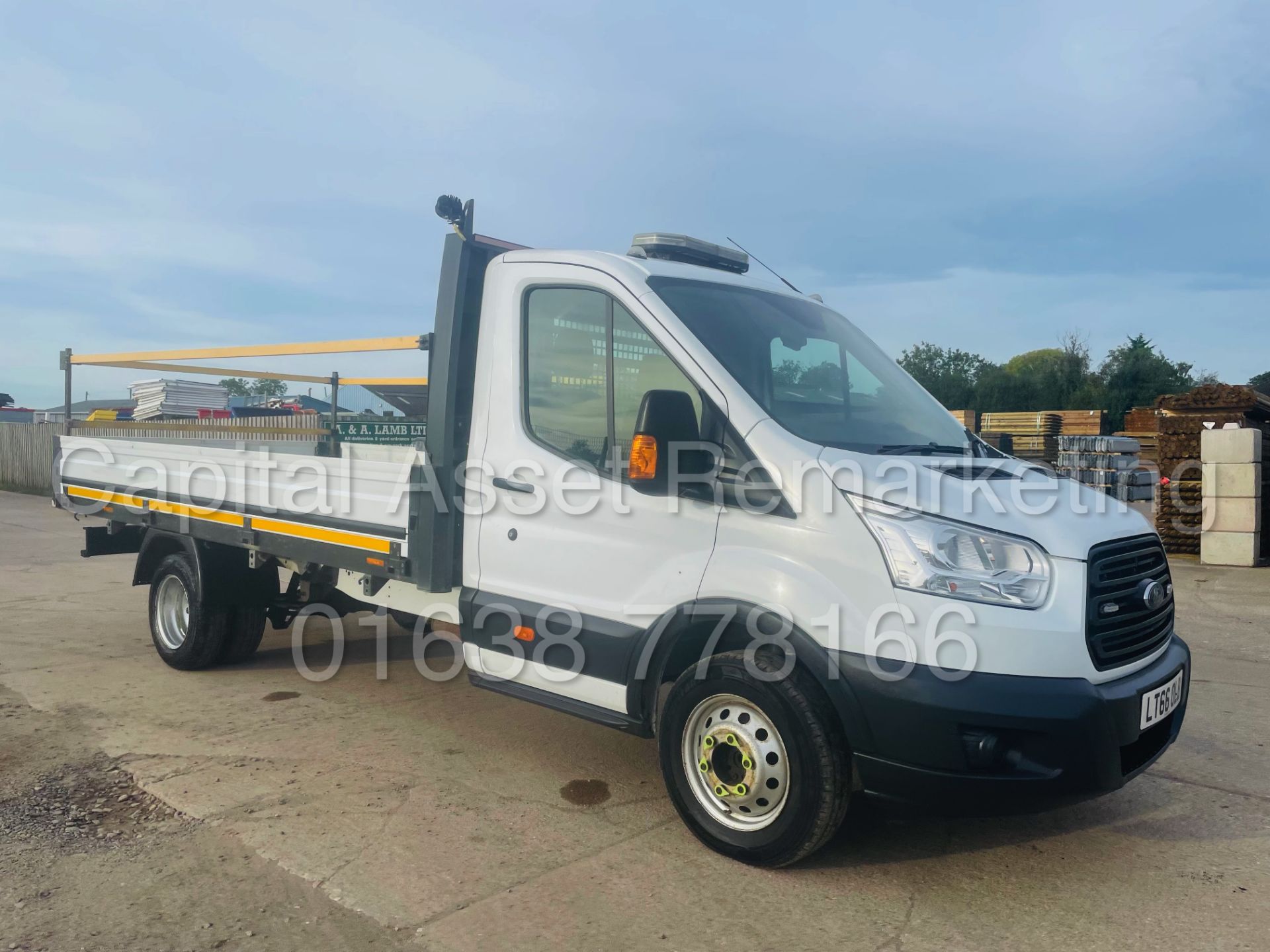 (On Sale) FORD TRANSIT 125 T350 *L4 - XLWB DROPSIDE TRUCK* (2017 - EURO 6) '2.2 TDCI - 6 SPEED' - Image 2 of 40