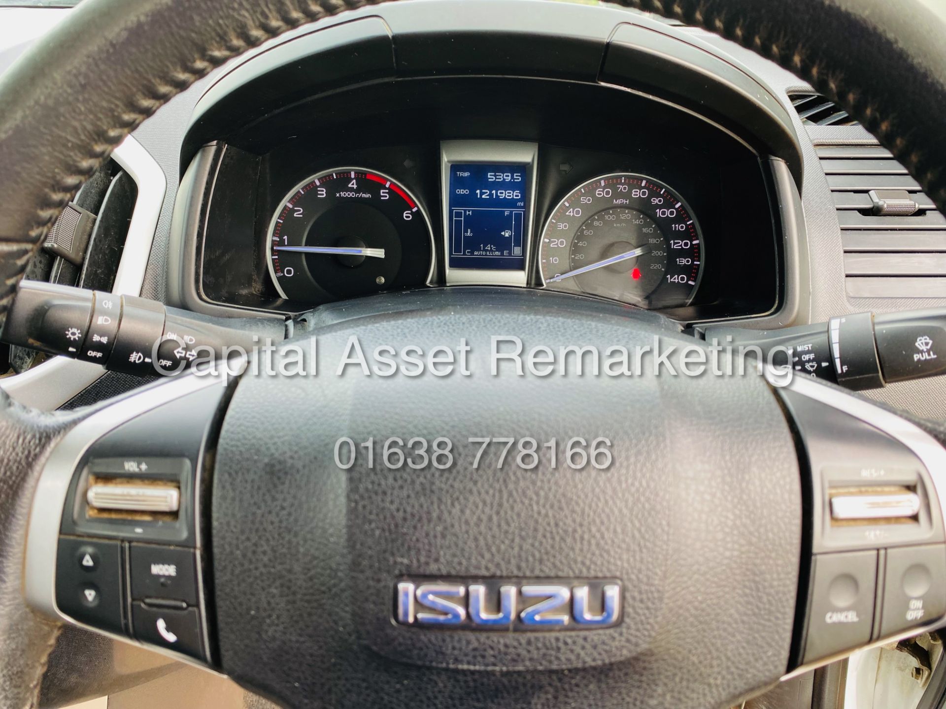 ISUZU D-DAX YUKON (17 REG) 2.5TD D/C PICK UP - 1 OWNER FSH AIR CON - REAR CANOPY - EURO 6 - WOW!!!! - Image 19 of 25