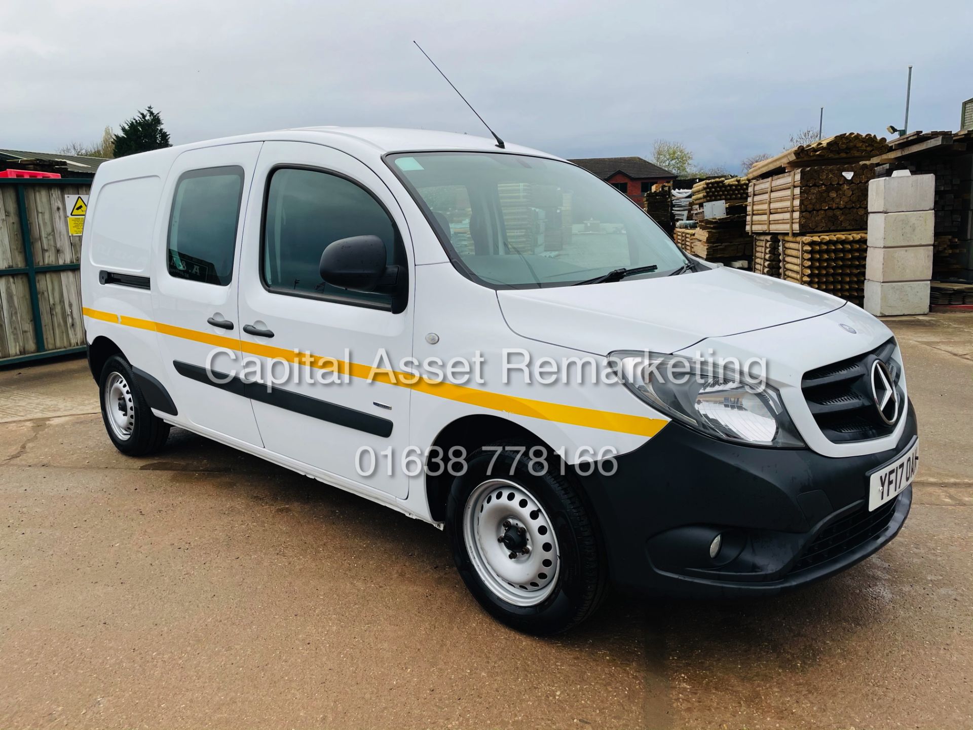 MERCEDES CITAN CDI XLWB DUALINER / CREW VAN (17 REG) 1 OWNER FSH *EURO 6* 5 SEATER - CRUISE - Image 3 of 24