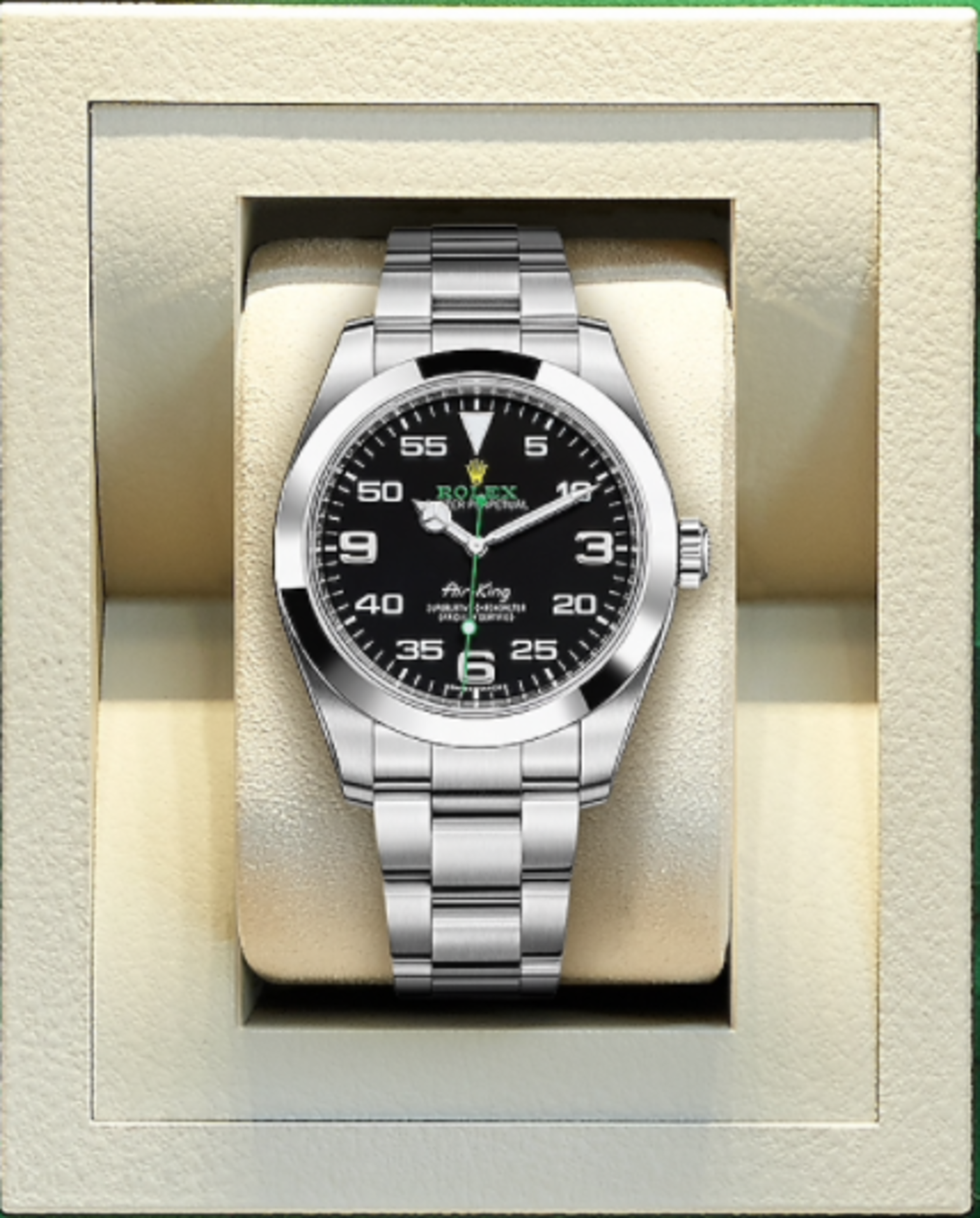 (ON SALE) ROLEX AIR-KING *40mm OYSTER STEEL* (2021 - BRAND NEW SPORT MODEL) (GENUINE ROLEX) - Image 2 of 2