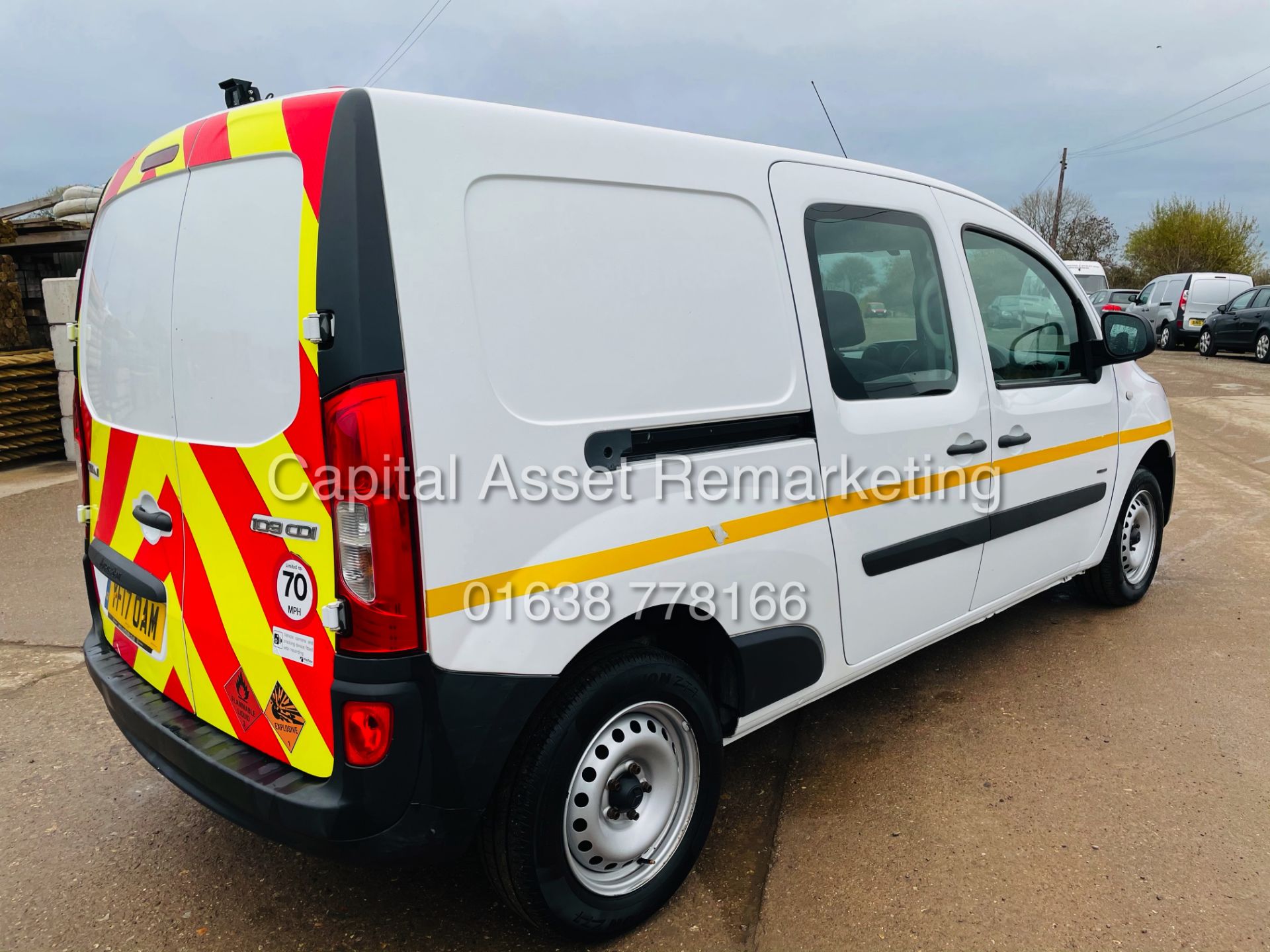 MERCEDES CITAN 109CDO (17 REG) XLWB DUALINER/CREW VAN - 1 OWNER FSH *EURO 6* 5 SEATER -2X SIDE DOORS - Image 10 of 21