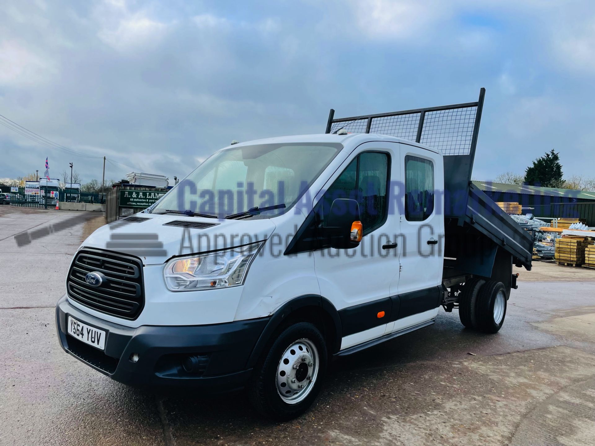 (On Sale) FORD TRANSIT *7 SEATER - DOUBLE CAB TIPPER* (2015) '2.2 TDCI -125 BHP - 6 SPEED' (3500 KG) - Image 5 of 45