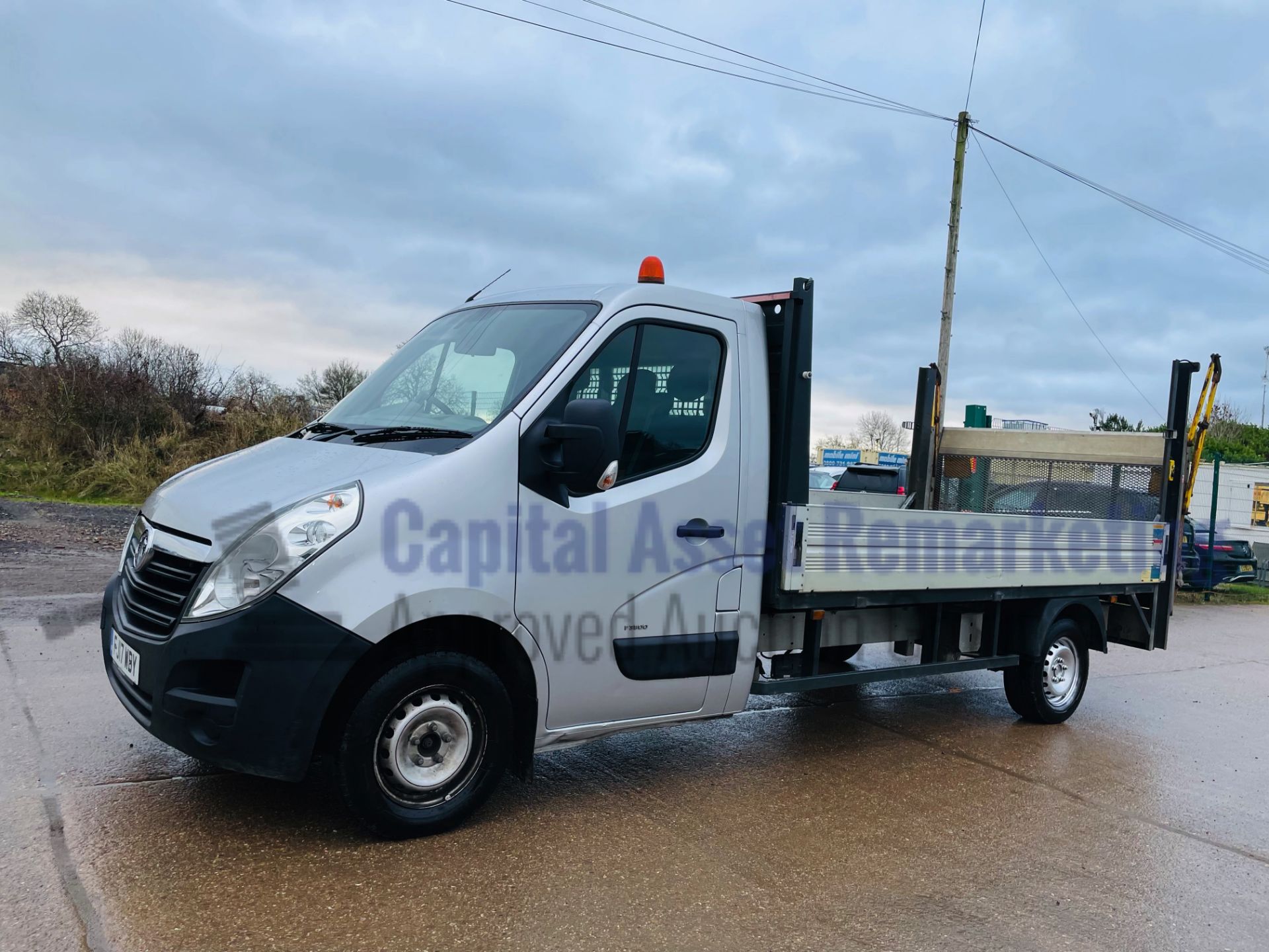 (On Sale) VAUXHALL MOVANO F3500 *LWB - DROPSIDE TRUCK* (2017 - EURO 6) ' 6 SPEED' *A/C* (TAIL-LIFT)