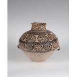Arte Cinese A pottery jar decorated with geometric patternChina, Neolithic period, Mijiayao Culture