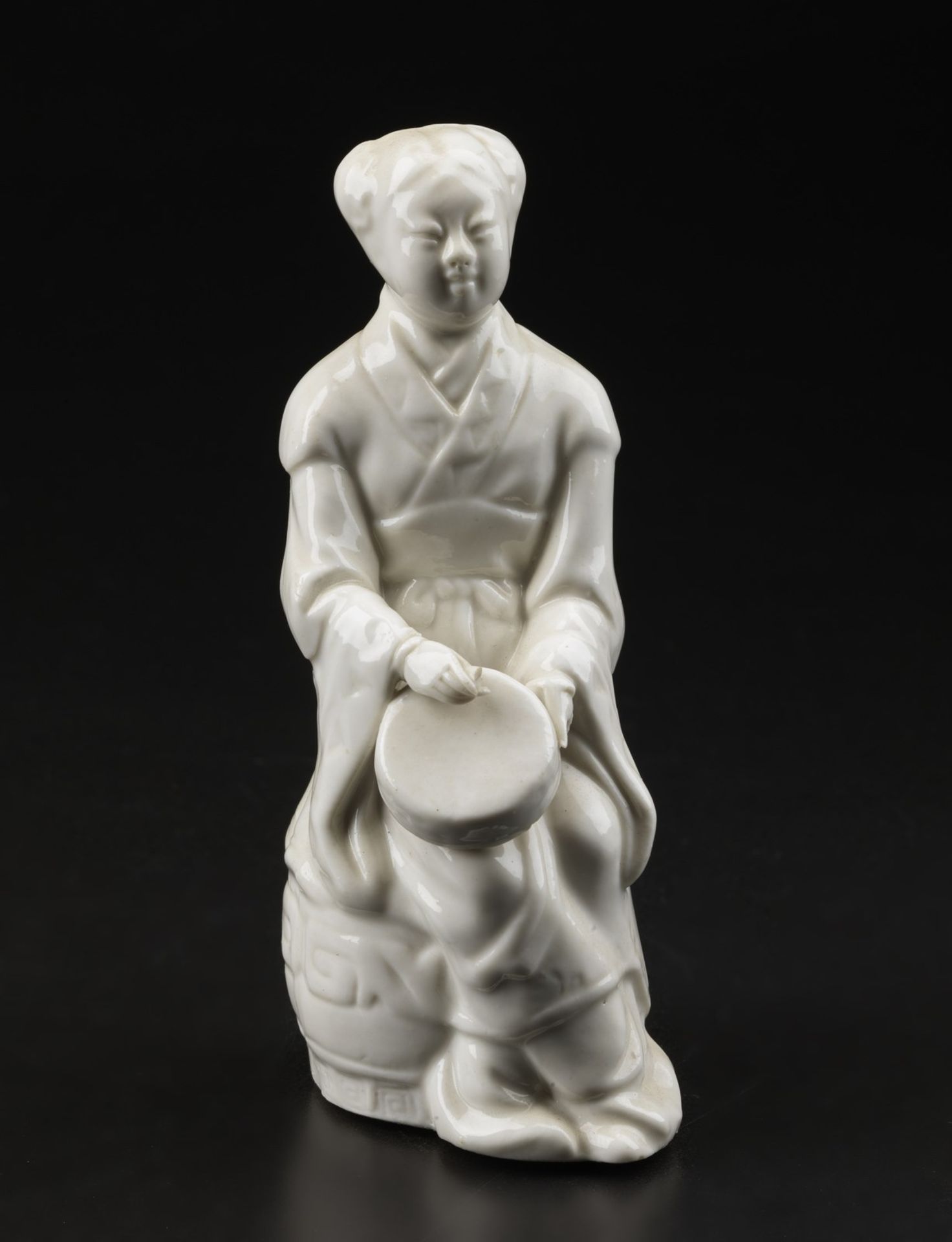 Arte Cinese Group of eight Blanc de Chine porcelain figures China, 19th-20th century . - Bild 9 aus 11