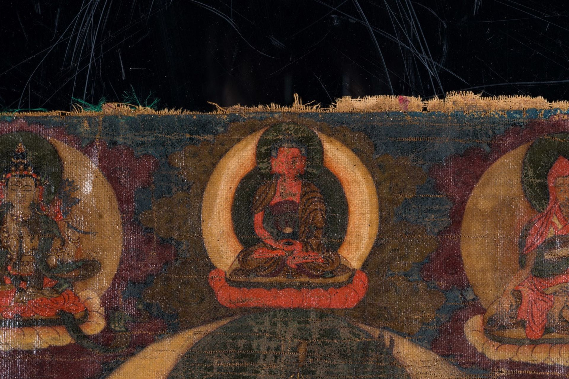 Arte Himalayana A thangka depicting PadmasambhavaBhutan, 18th-19th century. - Image 3 of 5