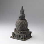 Arte Himalayana A stone stupaNepal, 12th-13th century .