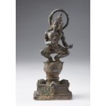 Arte Sud-Est Asiatico A silver Balakrishna figure Indonesia, 10th century .