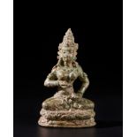 Arte Sud-Est Asiatico A bronze figure of female deity Indonesia, 10th century .