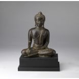 Arte Sud-Est Asiatico A bronze figure of Buddha Thailandia, 12th-13th century .