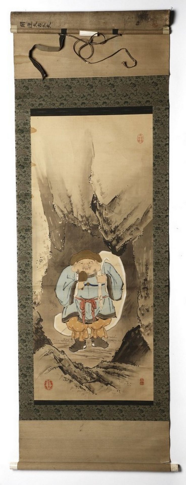 Arte Cinese A scroll painting depicting Budai China, early 20th century .