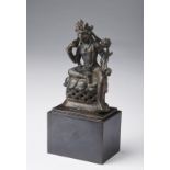 Arte Indiana An important bronze figure of meditating Avalokitesvara Pakistan, Swat valley, 7th cen