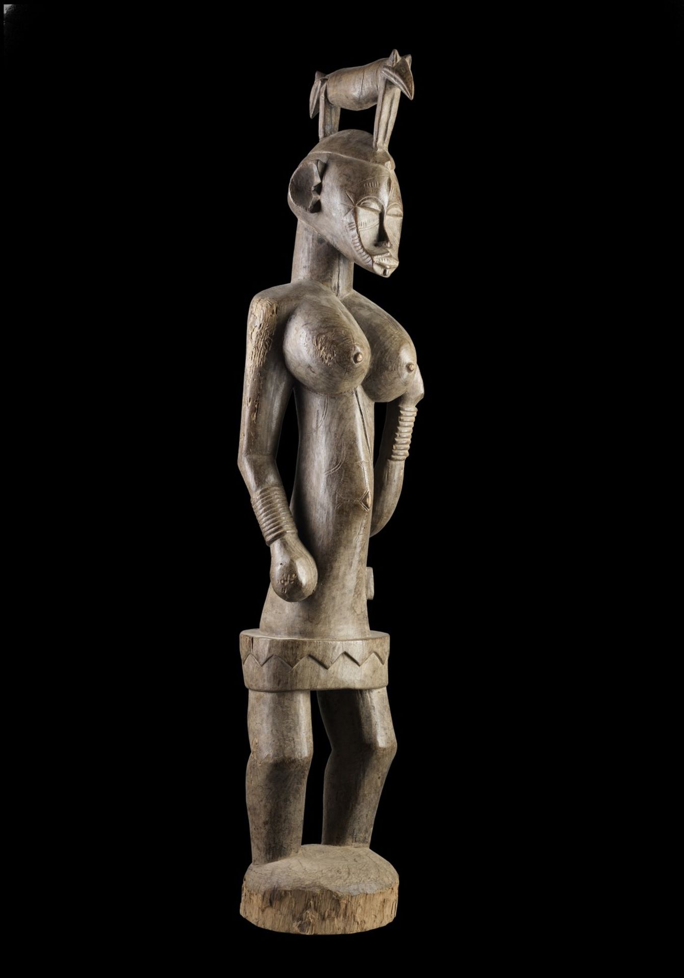 Arte africana Large female figure pombia, SenufoIvory Coast. - Image 3 of 5