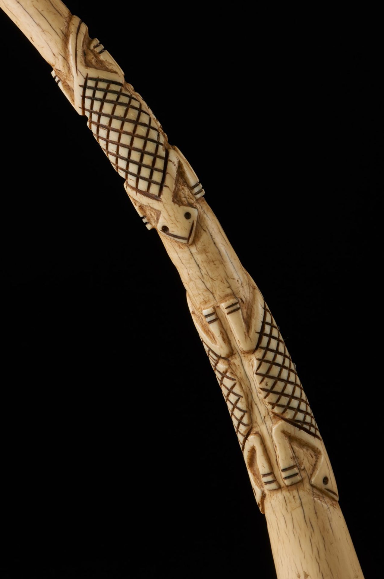 Arte africana Ceremonial horn, Igala (?)Nigeria. - Image 3 of 4