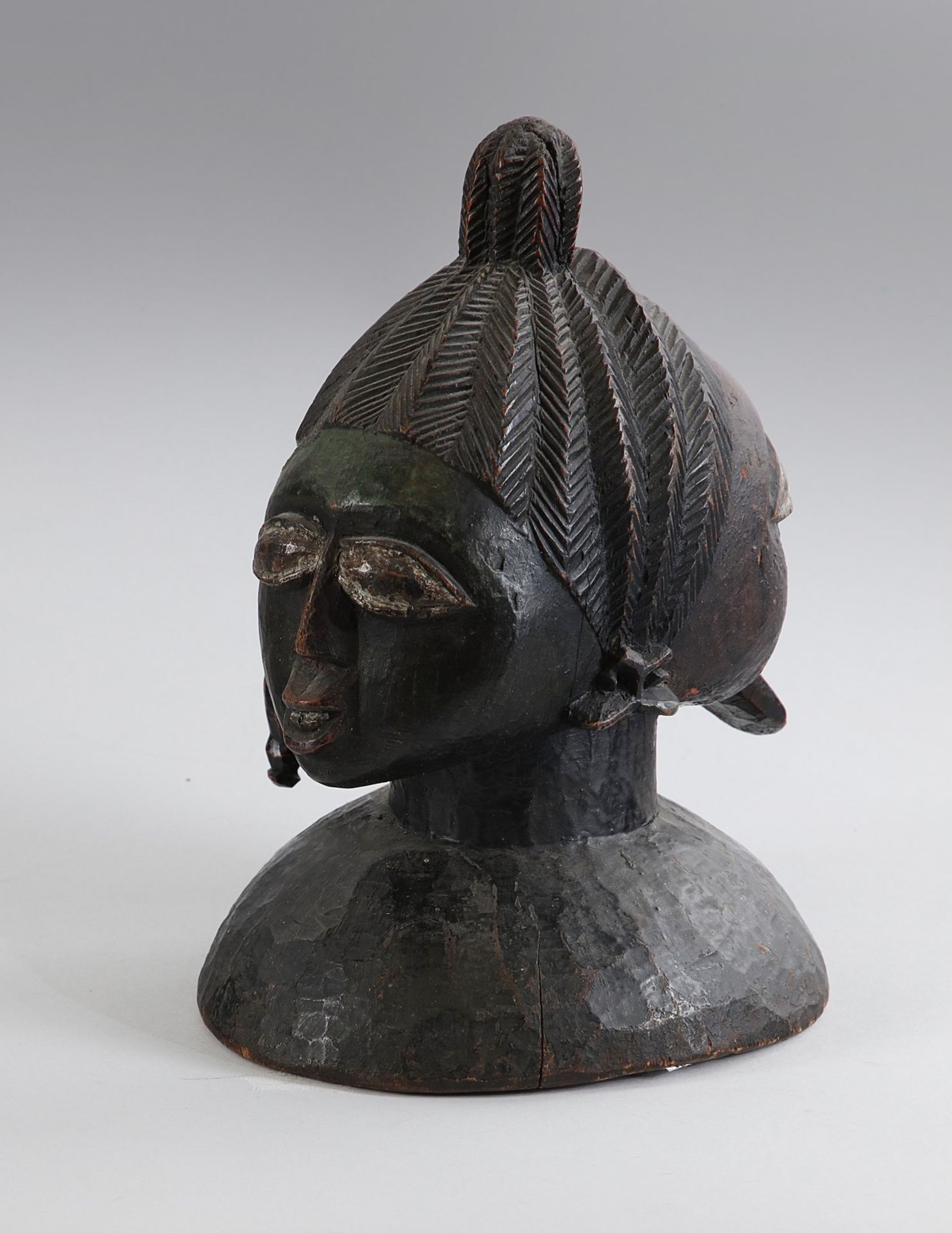 Arte africana Janus crest mask, YorubaNigeria. - Image 2 of 3