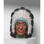 Wunderkammer Portrait of the Indian Chief PontiacUSA (?) 20th century.