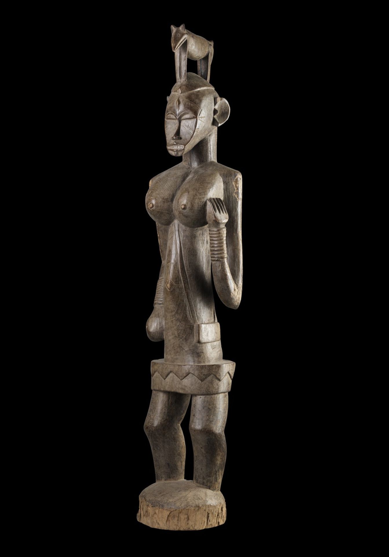 Arte africana Large female figure pombia, SenufoIvory Coast. - Image 2 of 5