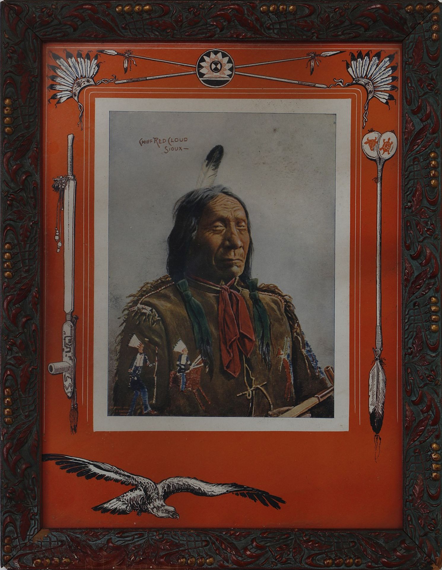Wunderkammer Series of portraits of Indian chiefsUSA, 19th century. - Image 3 of 7
