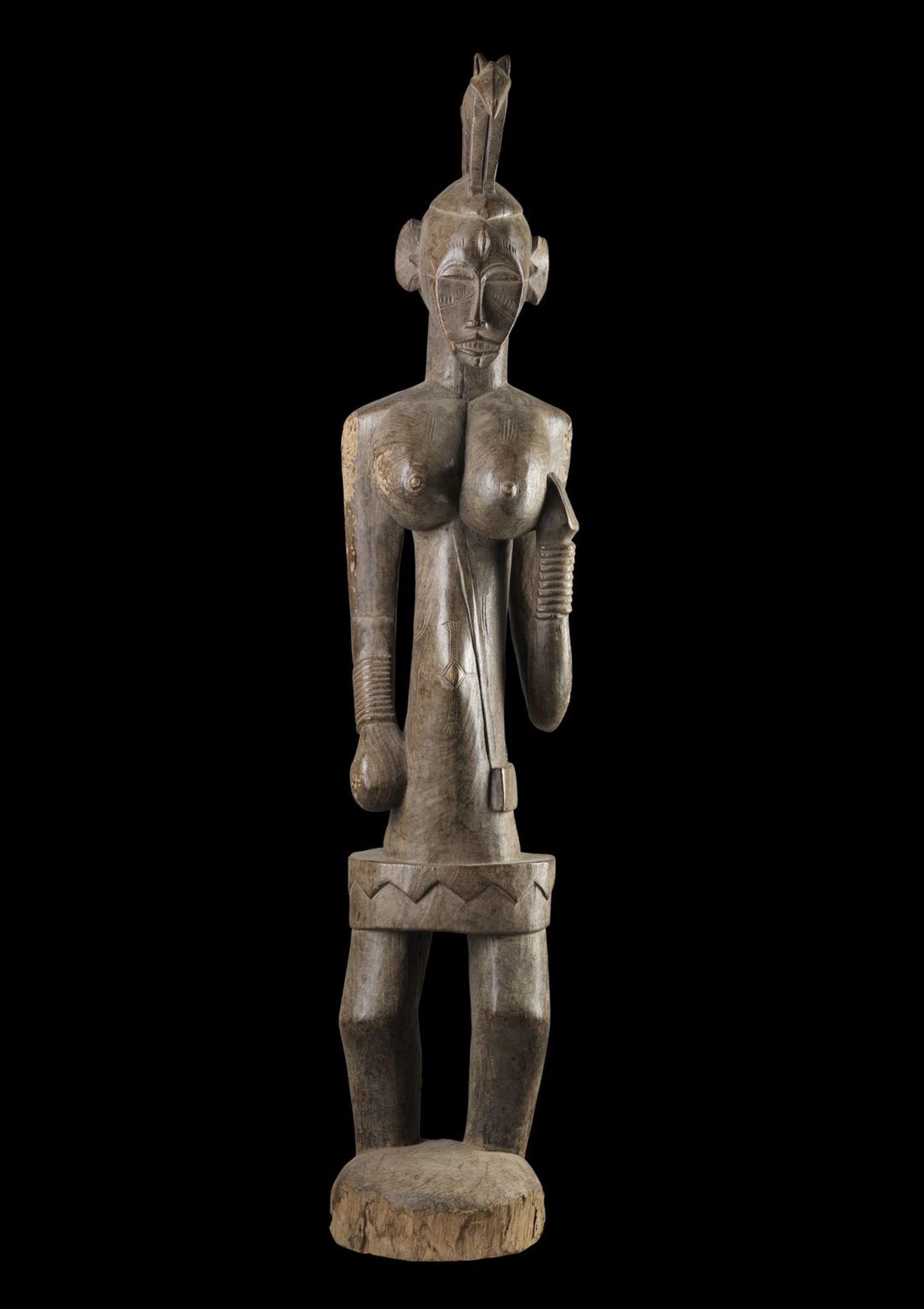 Arte africana Large female figure pombia, SenufoIvory Coast.