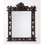 Naturalia A large black forest wooden frame Austria, 19th century .