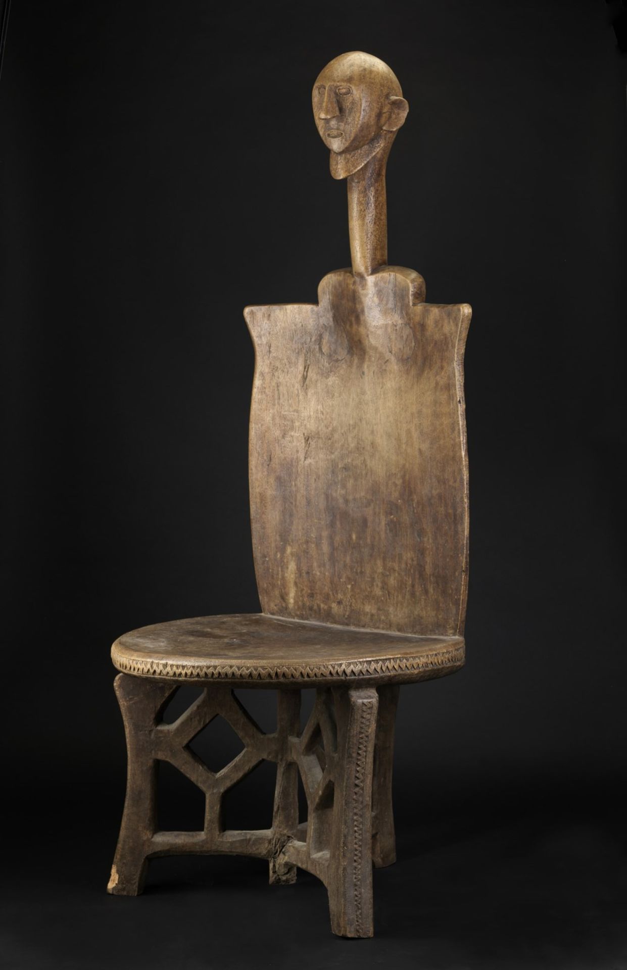 Arte africana Throne, Luguru or NyamweziTanzania. - Image 2 of 6